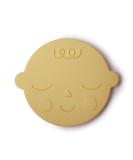 Mushie Bite Ring for Babies | BPA-Free Silicone | Promotes Motor Skills & Visual Sense | Safe Toddler Teething Toy (Banana Cream) - Buy Online on GoSupps.com