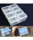 Clear Weekly Pill Case - Travel Pill Organizer Food Grade PP Material Easy to Carry - Buy Online on GoSupps.com
