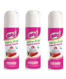 100% plant-based. Dairy Free Whipped Cream Topping x3. Restaurant Quality .Suitable for Vegetarian Vegan Lactose Intolerance ideal for deserts coffee's and hot chocolate topping. - Buy Online on GoSupps.com