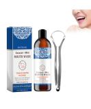 Non-Alcoholic Mouthwash with Tongue Scraping - Daily Oral Care & Fresh Breath | International Shipping - Buy Online on GoSupps.com