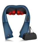 AllJOy Shiatsu Neck and Back Massage Device with Heat - Electric Shoulder & Foot Massager for Home & Office | Perfect Gift for Men & Women - Buy Online on GoSupps.com