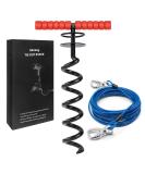 Sliridog 6m Cable & Stake for Large Dogs - Heavy Duty Secure for Courtyard Beach & Camping - Holds Up to 90kg - Outdoor Pet Solutions - Buy Online on GoSupps.com