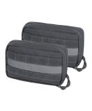 Oneigris feed bag for dogs 2 pieces large space moll feed bag Dog training with reflective stripes Suitable for tactical dog harness training walking gass - Buy Online on GoSupps.com