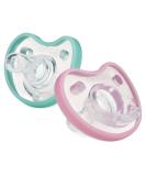 Dr. Talbot's Soft-Flex Orthodontic Pacifiers 0-6 Months Pink/Aqua 2 Pack for Baby Girls - Buy Online on GoSupps.com