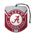 FanMats 61602 NCAA Alabama Crimson Tide Car Air Freshener 2 Pack - Black Ice Scent, Odor Eliminator | Shield Design w/ Team Logo - Buy Online on GoSupps.com