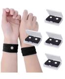 Acupressure Tape & Bracelets for Nausea Relief | 4-Pair Set | Pregnancy & Motion Sickness Support - Buy Online on GoSupps.com