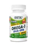 Deva Vegan Omega-3 DHA-EPA 500 mg 60 Softgels - Buy Online on GoSupps.com