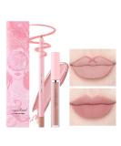 Velvety Matte Lip Liner and Lipstick Set - Long Lasting, Waterproof, High Pigmented Colors - 2pcs Makeup Gift Kit for Women - Buy Online on GoSupps.com