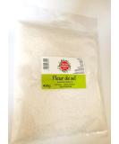 Cretan Farmers Fleur de Sel 450g - Authentic Greek Sea Salt Flakes - No Chemicals or Additives - Premium Quality - Buy Online on GoSupps.com