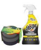 Easy Off Heavy Duty Degreaser Cleaner Spray 32 oz & Bristle Free BBQ Grill Cleaning Brush - Fast Grease & Grime Removal - Buy Online on GoSupps.com