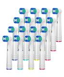 Replacement brush heads for oral B 16 pack of electrical toothbrush heads for oral B brown Classic Precision Clean brush heads Fit Professional Care Vitality Pro Smart Genius Series and more ... White 1 piece (16 pack) - Buy Online on GoSupps.com
