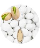 Shop Premium 0.5kg Chocolate Pistachio White Almonds | Elegant Wedding & Guest Gifts | Perfect for Baptism Communion & Confirmation | Luxurious Chocolate Sugar Almonds - Buy Online on GoSupps.com