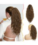 BARSDAR Ponytail Extension 18'' Claw Clip Wavy Ponytail Hair Extensions Multi Layered Synthetic Clip in Brown Fake Pony Tail Hairpieces for Women Girls Daily Party(Chestnut & Chocolate Brown) 18 Inch Chestnut & Chocolate Brown Mixed - Buy Online on GoSupps.com