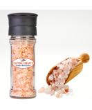Himalayan Pink Salt Giant Spice Grinder refillable - 400g/14.1oz Easy to Use Pink Salt Food Grade- COARSE Fresh Himalayan Salt Contains Essential Rose Salt Minerals - Buy Online on GoSupps.com