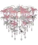 Kids Mermaid Flamingo Fairies Bedroom Chandelier Bedroom Lampshade for Girls Nursery Decoration (Unicorn) - Buy Online on GoSupps.com