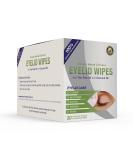 Premium Eyelid Wipes with Tea Tree and Coconut Oil - Soothing Cleansing for Itchy Eyes - 30 Natural Eye Wipes - Buy Online on GoSupps.com