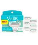 Gillette Venus Extra Smooth Sensitive Women's Razor Blade Refills - 6ct Blue Refills - Buy Online on GoSupps.com