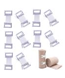 50 Pcs Elastic Bandage Clips - Stretch Metal Clasps & Fastener Hooks for Bandage Wraps - Replaceable & Durable White Clips - Buy Online on GoSupps.com