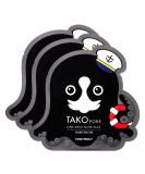 TONYMOLY Tako Pore One Shot Nose Pack 3 Pack - Cleanse and Unclog Pores effectively - Buy Online on GoSupps.com