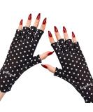 MelodySusie UV Glove - Professional UPF50+ Protection for Gel Nail Lamp - Fingerless Anti UV Gloves for Manicures and Nail Art - Classic Dots - Buy Online on GoSupps.com