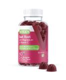 Beet Root Gummies with Magnesium & Vitamin C | Circulation & Blood Pressure Support | Energy & Immune Boost | Berry Beet Flavor - 60 Count - Buy Online on GoSupps.com