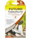 Futuro Therapeutic Support Open Toe/Heel Knee High Compression Socks - Nude Large Firm - Shop Internationally - Buy Online on GoSupps.com