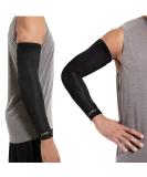 Copper Compression Arm Brace - Copper Infused Sleeve for Arms, Forearm, Bicep. Tennis Elbow, Basketball, Golf, Arthritis, Tendonitis, Bursitis, Osteoporosis, Rehab, Post Surgery, Physical Therapy. (L) Large (Pack of 1) - Buy Online on GoSupps.com