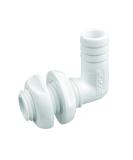Attwood 3877-3 Polypropylene 90-Degree Thru-Hull Connector - White Finish - Buy Online on GoSupps.com