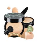2 PCS Mushroom Head Air Cushion CC Cream - Long-Lasting BB Foundation for Face Makeup & Mature Skin | Brightening & Natural Coverage (3.21 oz - Buy Online on GoSupps.com