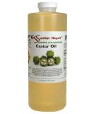 Organic Castor Oil - 32 oz HDPE Sealed Container with Resealable Cap - Buy Online on GoSupps.com