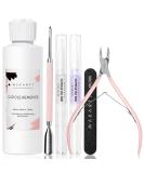Makartt Cuticle Remover Tools Set Nail Care Kit with Cuticle Oil Pen Cuticle Trimmer Cuticle Pusher Nail File & Cuticle Remover Liquid Nail Manicure Kit for Cuticle Softener & Moisturize - Buy Online on GoSupps.com