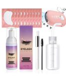 Tongyend Lash Shampoo 4 in 1 Kit for Eyelash Extensions - 50ml Cleanser, USB Rechargeable Fan, Rinse Bottle, Tools & Pads for Salon & Home Use - Buy Online on GoSupps.com