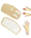 Organic Castor Oil Pack Set - 2 Reusable Wrist Wraps with Hook Closure | Castor Oil Pads & Patches for Natural Healing - Buy Online on GoSupps.com