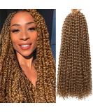 Passion Twist Hair - 7 Packs 24 Water Wave Crochet Hair for Bohemian Braiding | Synthetic Hair Extensions 27# - Yddm - Buy Online on GoSupps.com