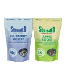Squished Apple & Blueberry Boost Mixed Pack | Air-Dried Pieces | 2 x 150g | Nothing Added Just Apple & Blueberries | Gluten Free | Resealable Bags - Buy Online on GoSupps.com