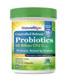 NatureMyst Probiotics 50 Billion 18 Strains 60 Veggie Capsules - Non-GMO & Gluten Free - Buy Online on GoSupps.com