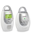 VTech DM221 Audio Baby Monitor with up to 1,000 ft of Range, Vibrating Sound-Alert, Talk Back Intercom & Night Light Loop, White/Silver - Buy Online on GoSupps.com