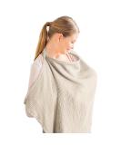 Multifunctional Khaki Cutting Cloth & Snacking Apron | Adjustable Cotton Breastfeeding Cover for Moms | Ideal for On-the-Go Use - Buy Online on GoSupps.com