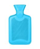 ACWOO Mini Hot Water Bottle 1L - Safe & Durable Thermoplasted Rubber Heat Bottle for Kids & Adults - Perfect Gift in Blue - Buy Online on GoSupps.com
