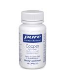 Pure Encapsulations Copper (Glycinate) | Iron Absorption Supplement for Red Blood Cell Formation* | 60 Capsules Unflavored 60 Count (Pack of 1) - Buy Online on GoSupps.com