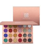 24 Color Pressed Glitter Eyeshadow Palette | Metallic Highly Pigmented Waterproof Long Lasting Shimmer - Shop Internationally! - Buy Online on GoSupps.com