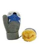 BEISIJIA Toddler Kids Cartoon Winter Knitted Mittens with String - Grey - Buy Online on GoSupps.com