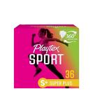 Playtex Sport Tampons, Super Plus Absorbency, Fragrance-Free - 36ct 36 Count (Pack of 1) - Buy Online on GoSupps.com