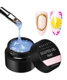 Makartt DIY painting gel 3D gel nail art for micro nails sculpting gel nail polish and chrome nail powder 3D UV gel sculping gel for nails art at home salon 8ml - Buy Online on GoSupps.com