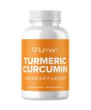 Lumen Naturals Organic Turmeric Curcumin with BioPerine - 95% Curcuminoids & Black Pepper Extract - 120 Capsules, Gluten-Free - Buy Online on GoSupps.com