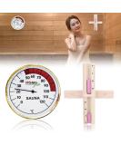 Niziriooo High-Temperature Sauna Thermometer & Hourglass | 2-in-1 Measuring Device for 15-Minute Timekeeping | Perfect for All Environments - International Shipping Available - Buy Online on GoSupps.com