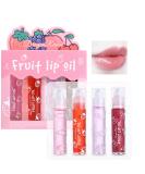 KTouler 4 Pcs Fruit Lip Oil Set - Moisturizing & Hydrating Lip Gloss Kit for Women - Buy Online on GoSupps.com