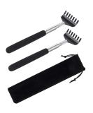 Buy Extendable Stainless Steel Back Scratcher - Portable 2-Piece Set for Instant Itching Relief - International Shipping Available - Buy Online on GoSupps.com