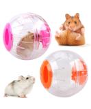 2 Pieces Hamster Running Balls Small Animal Exercise Balls Transparent Hamster Balls for Relieves Boredom and Increases Activity - Buy Online on GoSupps.com