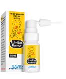 Naveh Pharma Itchy Ears Remedy - Ear Cleaning & Itch Relief Spray (15 ML) | Treats All Causes of Ear Itchiness - Eczema, Wax Build-Up | Jet Ear Spray for Clogged Ear Relief - Buy Online on GoSupps.com